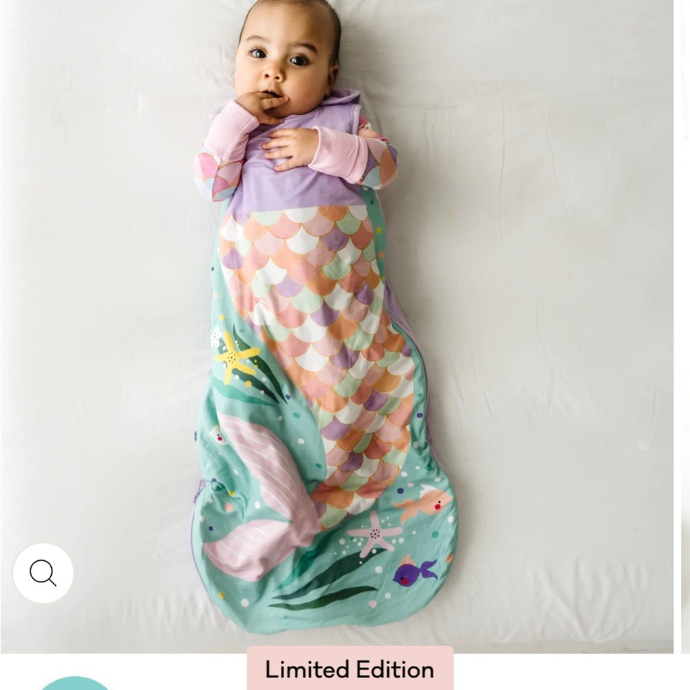 Little Sleepies Mermaid Costume Sleepy Bag sleepsack 6-18mo 1.5 TOG